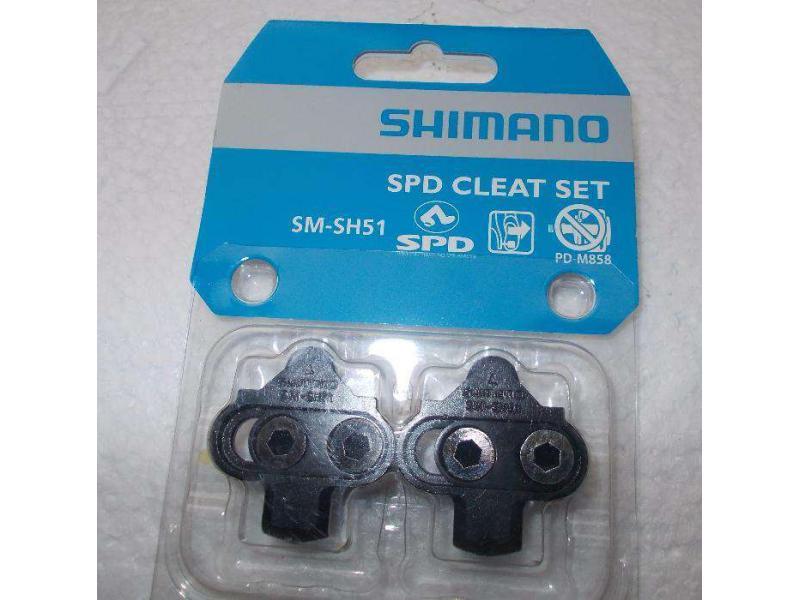 Vand Placute Shimano SPD pentru pedale bicicleta MTB, pentru pantofi SPD